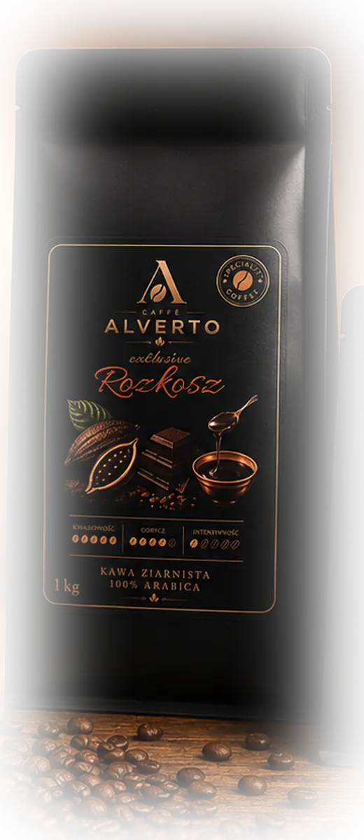 Kawa Czekoladowa Rozkosz — ziarnista 100% Arabica